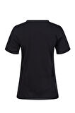 2AS Alone Baskılı V Yaka Kadın T-Shirt 411