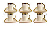 Sembol Goldies Çay ve Nescafe Fincanı Takımı 240 cc PUREBONE-267