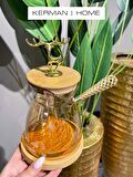 Sembol Festive Borosilikat Cam Cezve 350 ml GLASSART-024