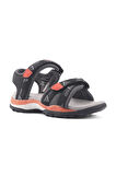 Lumberjack YOBO 4FX 101511170 Erkek Çocuk Sandalet Siyah Turuncu 31-35 