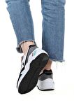 U.S.POLO ASSN.HUSKY 4FX BEYAZ SİYAH COMFORT CASUAL ANATOMİK SPOR AYAKKABISI
