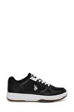 U.S.POLO ASSN.MYSTERIO 4FX SİYAH BEYAZ COMFORT CASUAL ANATOMİK SPOR AYAKKABI