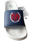 U.S.POLO ASSN GLB 4FX BEYAZ LACİVERT GÜNLÜK SPOR PLAJ TERLİĞİ