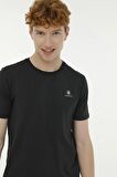 Lumberjack Basic Modal C Neck Erkek Kısa Kol T-Shirt M-CT110 Siyah