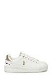U.S. Polo Assn. 4P PELO 4FX Bej Kadın Sneaker Ayakkabı
