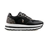 U.S.Polo Assn. 4P Shery 4Fx Kadın Günlük Ayakkabı 101532625 Siyah