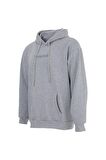 defy's ERKEK BASKILI KAPÜŞONLU SWEATSHIRT GRİ - XXL