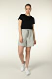 defy's KADIN ŞORT GRİ MELANJ - XL