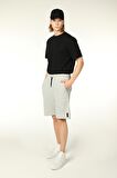 defy's ERKEK ŞORT GRİ MELANJ - XL