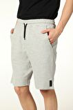 defy's ERKEK ŞORT GRİ MELANJ - XL