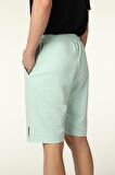 defy's ERKEK PAÇA DETAYLI ŞORT SU YEŞİLİ - M