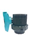 Gemaş Havuz Pvc Küresel Su Vanası d.75 mm-Yapıştırmalı-Pool Valve-ToptancıyızBiz