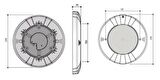 Gemaş EcoSlim 72 LED li 23W Gün Işığı Havuz Sualtı Aydınlatma Lambası- Underwater Light-ToptancıyızBiz