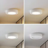Maxled MX-1042N - 6W 4000K Ilık Beyaz | Beyaz Kasa Sıva Üstü Yuvarlak LED Panel