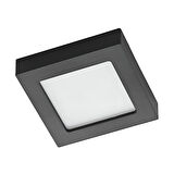 Maxled MX-1066B - 12W 6500K Soğuk Beyaz | Siyah Kasa Sıva Üstü Kare LED Panel