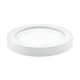 Maxled MX-1046G - 24W 3000K Gün Işığı | Beyaz Kasa Sıva Üstü Yuvarlak LED Panel
