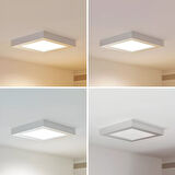 Maxled MX-1062N - 24W 4000K Ilık Beyaz | Beyaz Kasa Sıva Üstü Kare LED Panel