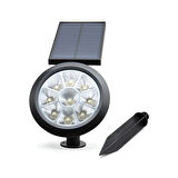 Maxled MX-9010A - 18W Amber | Solar Bahçe Armatürü - IP65