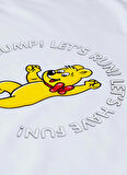 Haribo Baskılı Beyaz Erkek Çocuk T-Shirt HRBTXT101