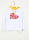 Haribo Baskılı Kız Çocuk Beyaz Sweatshırt HRBTXT314 Haribo Hoodie Çocuk Sweat