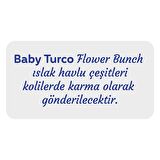 Baby Turco Flower Bunch Islak Havlu 3x90 (270 Yaprak)