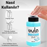 Wula Pompalı Kalıcı Oje Protez Tırnak Temizleyici Cleanser 2in1 200ml