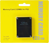 128 MB Play Station 2 Hafıza Kartı Ps2 Memory Card 128 Mb Sony Ps2 Uyumlu