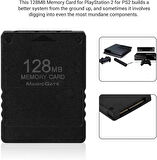 128 MB Play Station 2 Hafıza Kartı Ps2 Memory Card 128 Mb Sony Ps2 Uyumlu