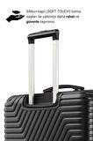 G&D Polo Suitcase Abs 3'lü Siyah Lüx Valiz Seyahat Seti 600.01-set
