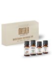 Mistik Aromaterapi Seti - Mystical Aromatherapy Kİt (Karanfil 10 ml -Tarçın 10 ml - Kakule 5 ml -Zencefil 5 ml) 