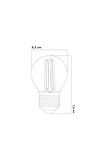 Led Filament Rustik Ampul 6 Watt E27 Beyaz Işık ERD-247