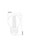 LED Ampul 6W 3000K E27 (Gün Işığı) 10'lu ERD-239
