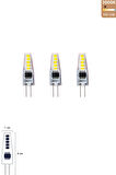 Cob LED Ampul G4 2W 3000K 3'lü ERD-266