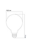 LED Ampul E27 9W 3000K Gün Işığı 5'li ERD-233