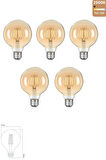 Rustik LED Ampul E27 G95 8W 2500K Gün Işığı 5'li ERD-86