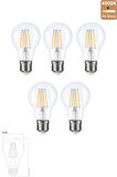 HEKA E27 6W 4000k Filament LED Ampul 5'li ERD-283