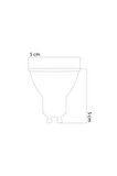 Heka GU10 220V 6W 3000k Cob LED Ampul 5'li ERD-284