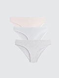 LCW DREAM Pembe Düz Bikini Külot 3'lü Paket