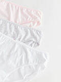 LCW DREAM Pembe Düz Bikini Külot 3'lü Paket