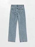LCW Modest Indigo Straight Fit Kadın Jean Pantolon