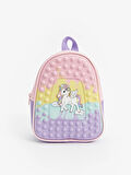 LCW ACCESSORIES Karişik Baskılı Pop It Kız Çocuk Sırt Çantası