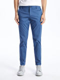 LCWAIKIKI Classic Indigo Dar Kalıp Gabardin Erkek Chino Pantolon