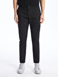 LCWAIKIKI Classic Siyah Dar Kalıp Gabardin Erkek Chino Pantolon