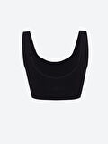 LCW DREAM Siyah Balensiz Dolgusuz Düz Seamless Sporcu Sütyen
