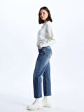 LCW Jeans İNDİGO Straight Fit Kadın Jean Pantolon