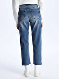LCW Jeans İNDİGO Straight Fit Kadın Jean Pantolon