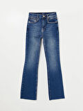 LCW Jeans İNDİGO Mars Flare Kadın Jean Pantolon