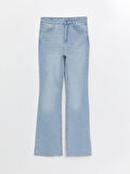 LCW Jeans İNDİGO Mars Flare Kadın Jean Pantolon