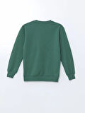 Bisiklet Yaka Baskılı Erkek Çocuk Sweatshirt_W4LQ14Z4-GXF_8684141543507_8-9 Yaş