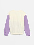 Bisiklet Yaka Baskılı Kız Çocuk Sweatshirt_W4LQ29Z4-GNG_8684141545969_8-9 Yaş